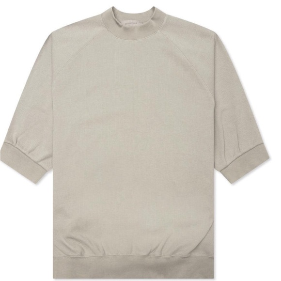 Essentials Fear Of God Short Sleeve Waffle Sweatshirt Large NWT (Oversized) - Picture 2 of 15